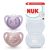 NUK First Choice Chupete para bebé | 6-18 meses | Chupetes ortodónticos | Calma al 99% de los bebés** | Mono/Canguro | 2 unidades